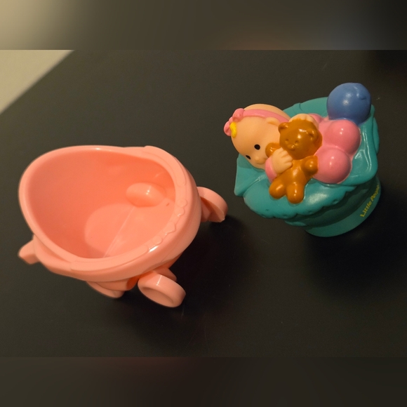 Little People Baby / Babies Bundle With Pink Stroller 2001-2017 - Picture 3 of 10